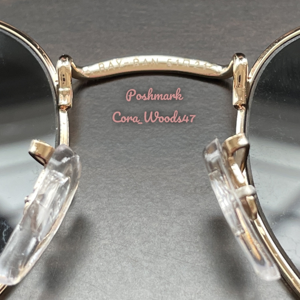 Ray-Ban Hexagonal Green Lenses RB3548N Gold Frame Unisex New - Picture 7 of 16